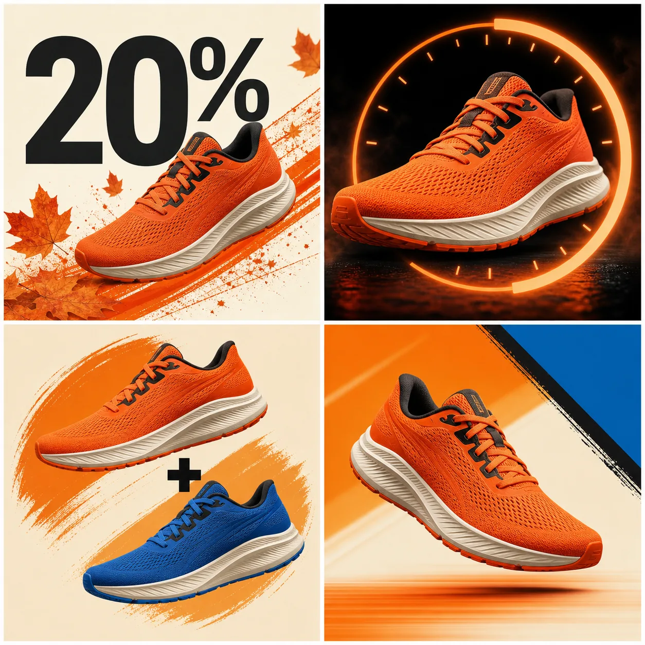 AI sale static ad example demonstrating price contrast
